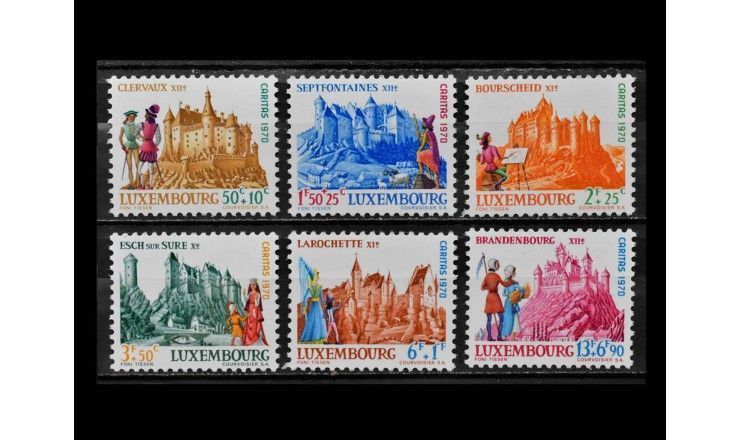 Люксембург 1970 г. "Каритас: Замки"