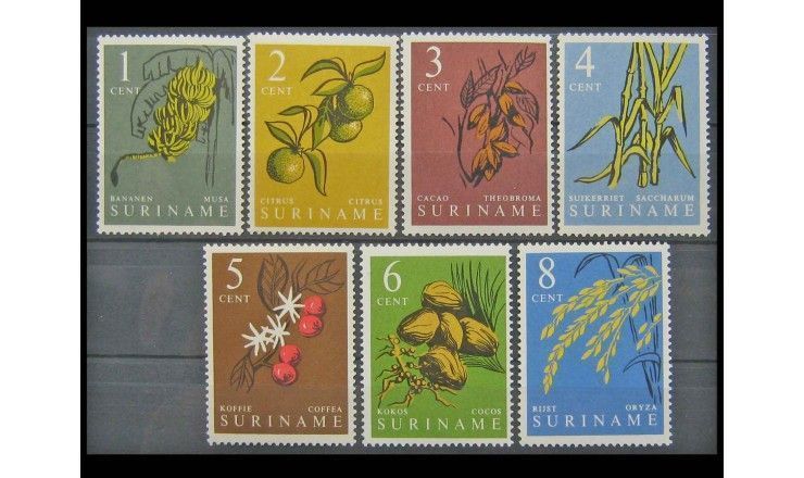 Суринам 1961 г. "Стандартные марки: Природные растения"