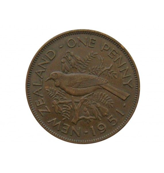 Новая Зеландия 1 пенни 1951 г.