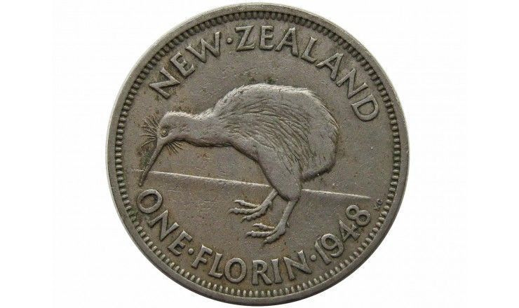 Новая Зеландия 1 флорин 1948 г.