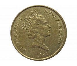Новая Зеландия 2 доллара 1991 г.