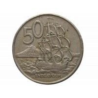 Новая Зеландия 50 центов 1975 г.