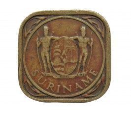 Суринам 5 центов 1966 г. (отметка монетного двора)