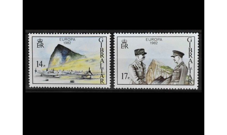 Гибралтар 1982 г. "Европа: Исторические события"