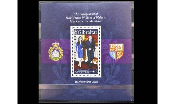 Гибралтар 2011 г. "Помолвка Принца Уильяма и Кейт Миддлтон"