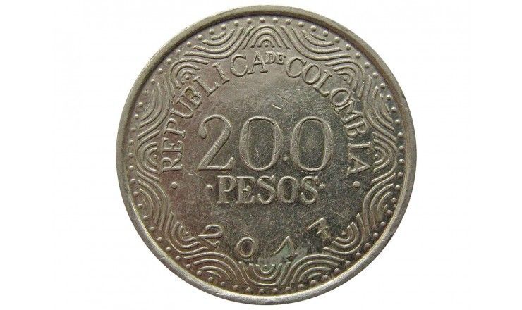 Колумбия 200 песо 2017 г.