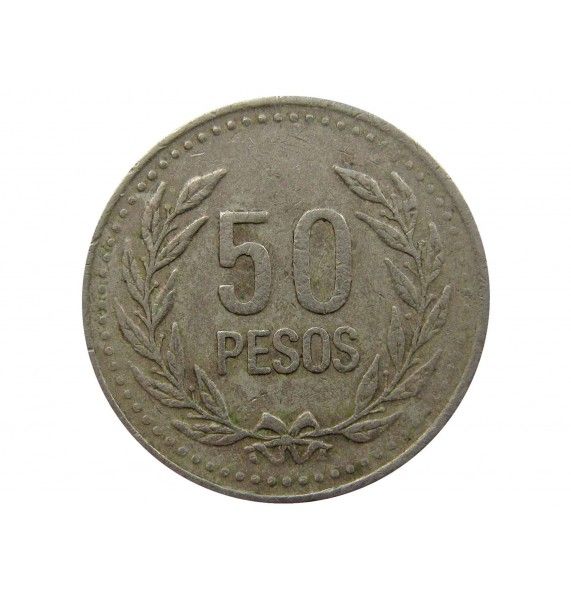 Колумбия 50 песо 2003 г.
