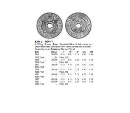 Родезия и Ньясаленд 1 пенни 1957 г.