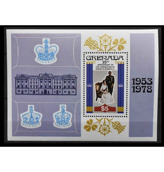 Гренада 1978 г. "25-я годовщина коронации королевы Елизаветы II" Гренада 1978 г. "25-я годовщина коронации королевы Елизаветы II"