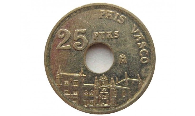 Испания 25 песет 1993 г. (Страна Басков)