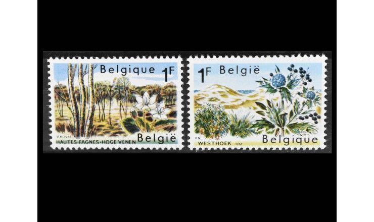 Бельгия 1967 г. "Природные заповедники"