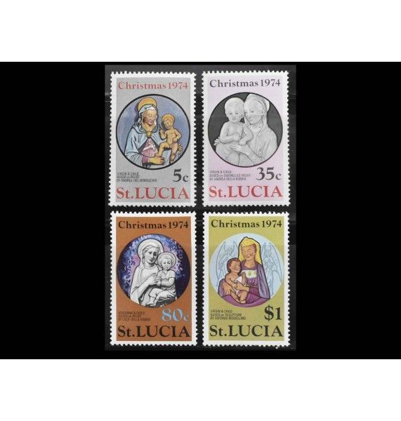 Сент-Люсия 1974 г. "Рождество" Сент-Люсия 1974 г. "Рождество"