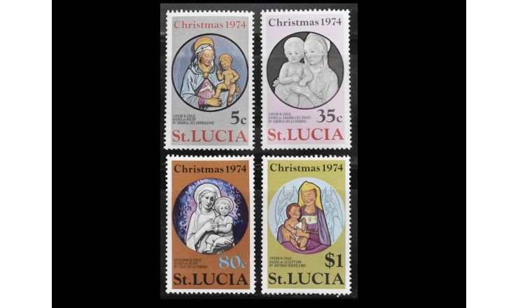 Сент-Люсия 1974 г. "Рождество"