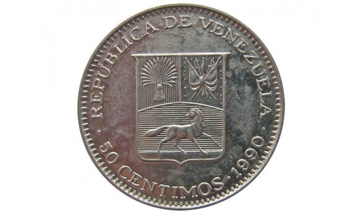 Венесуэла 50 сентимо 1990 г.