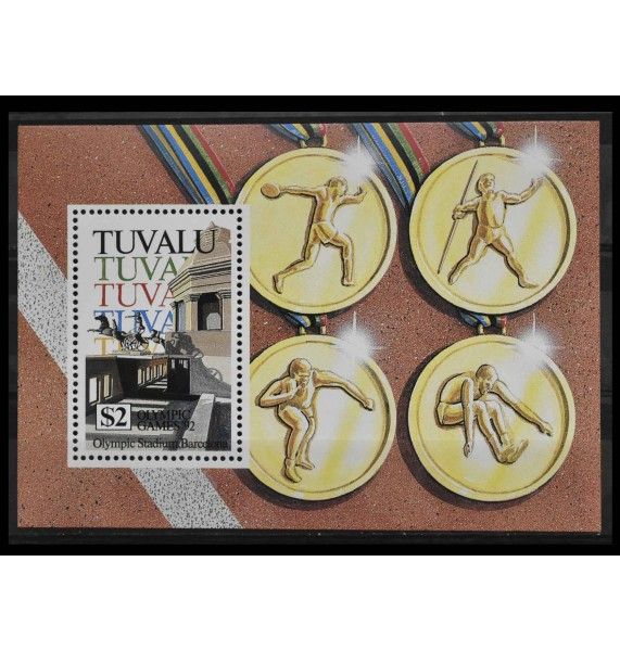 Тувалу 1992 г. "Летние Олимпийские игры, Барселона"