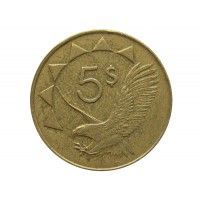 Намибия 5 долларов 2015 г.