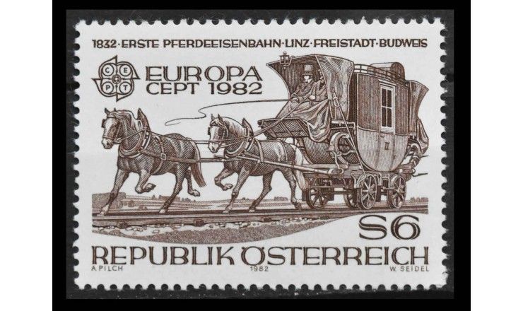 Австрия 1982 г. "Европа: Исторические события"