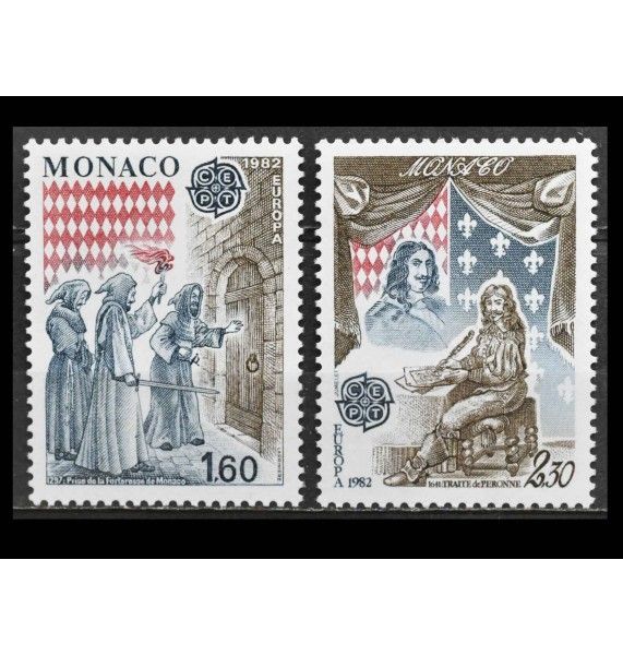 Монако 1982 г. "Европа: Исторические события"
