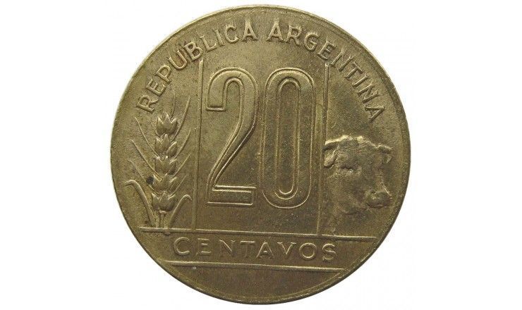 Аргентина 20 сентаво 1945 г.