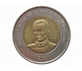 Доминиканская республика 10 песо 2005 г.