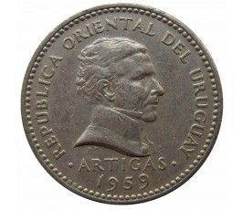 Уругвай 10 сентесимо 1959 г. Уругвай 10 сентесимо 1959 г.