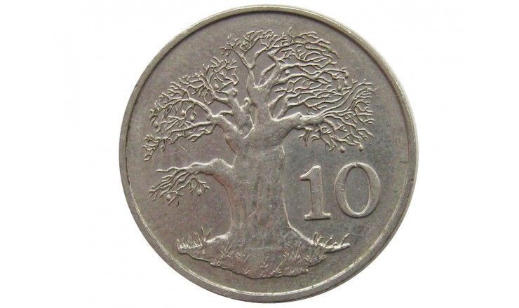 Зимбабве 10 центов 1980 г.