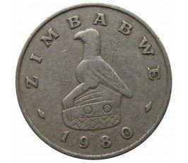 Зимбабве 20 центов 1980 г.