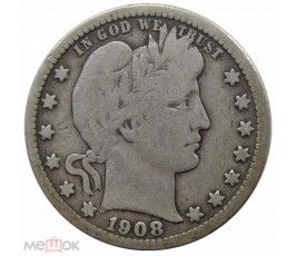 США квотер (25 центов) 1906 г. O