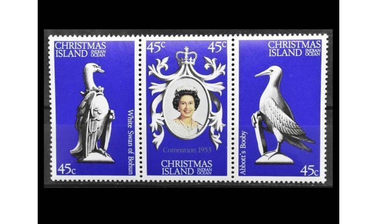 Остров Рождества 1978 г. "25-я годовщина коронации королевы Елизаветы II"