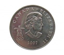 Канада 25 центов 2007 г. (Хоккей)
