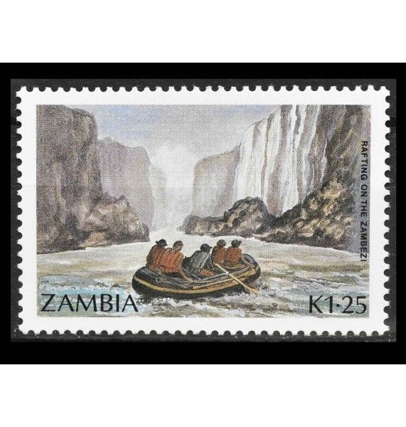 Замбия 1987 г. "Туризм"