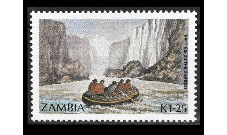 Замбия 1987 г. "Туризм"