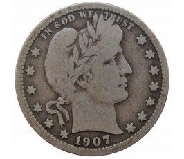 США квотер (25 центов) 1907 г.