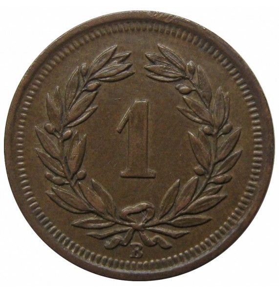 Швейцария 1 раппен 1938 г.