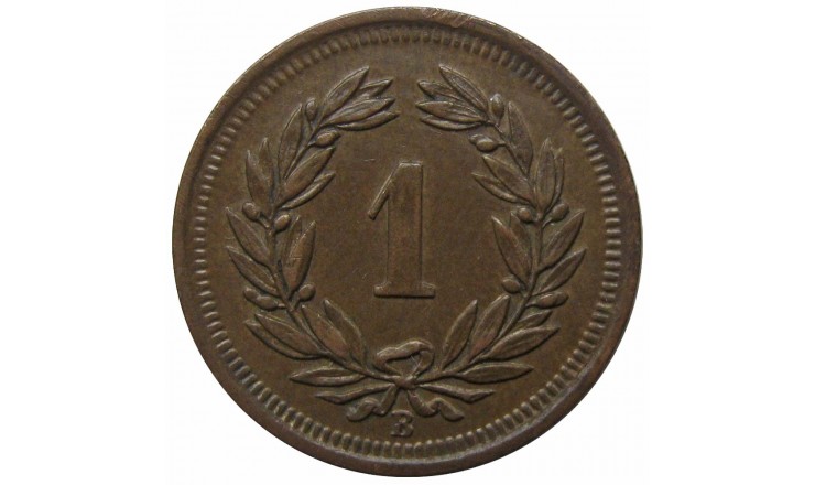 Швейцария 1 раппен 1938 г.