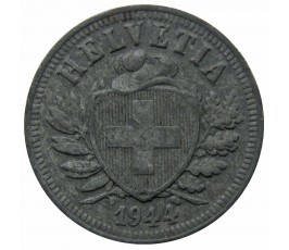 Швейцария 2 раппена 1944 г.