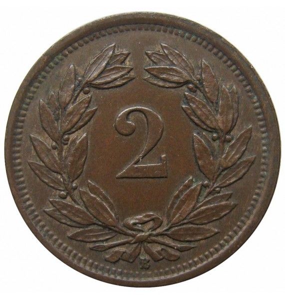 Швейцария 2 раппена 1932 г.