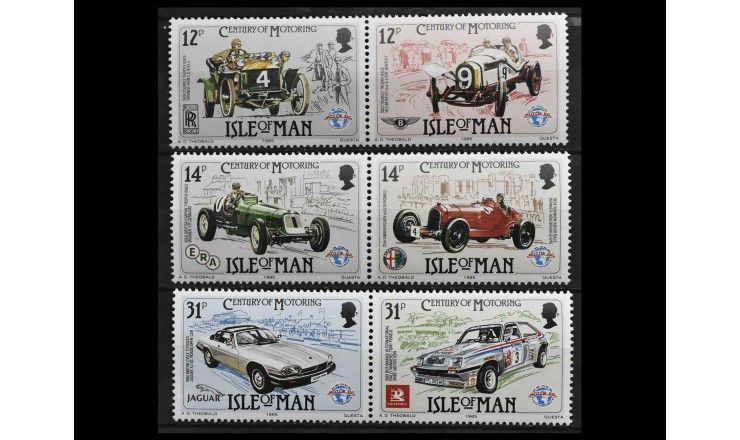 Остров Мэн 1985 г. "100 лет автомобилю"