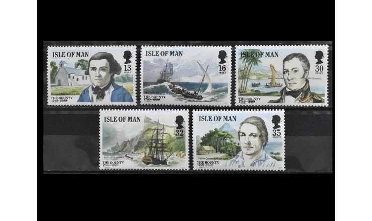 Остров Мэн 1989 г. "200 лет мятежу на «Баунти»