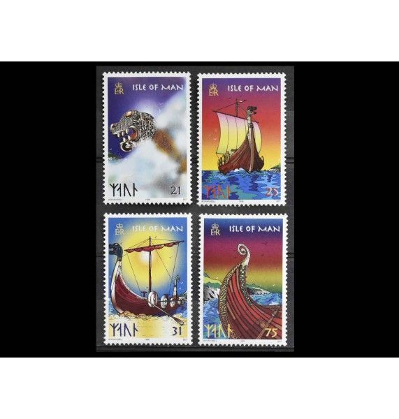 Остров Мэн 1998 г. "Корабли викингов" Остров Мэн 1998 г. "Корабли викингов"