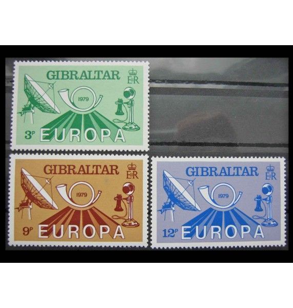 Гибралтар 1979 г. "Европа: История почты и телекоммуникаций"