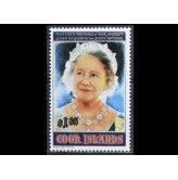 Острова Кука 1990 г. "90 лет королеве-матери Елизавете"