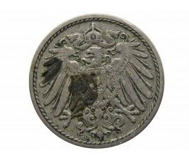 Германия 5 пфеннигов 1900 г. D