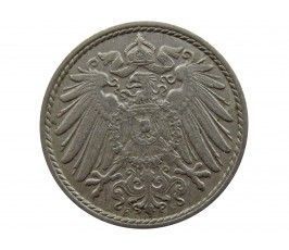 Германия 5 пфеннигов 1913 г. F