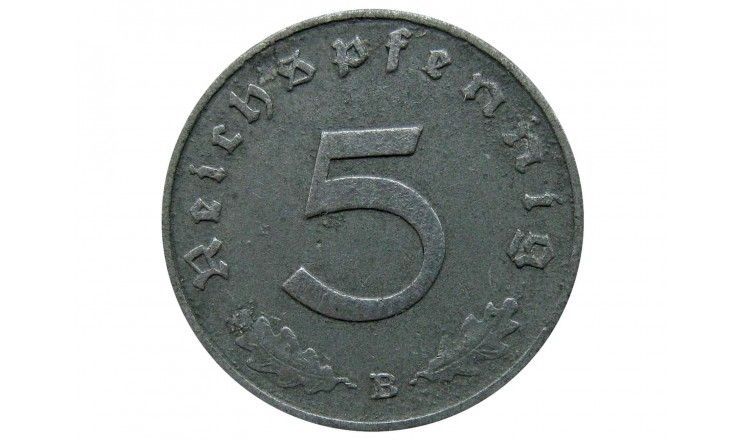 Германия 5 пфеннигов 1940 г. B