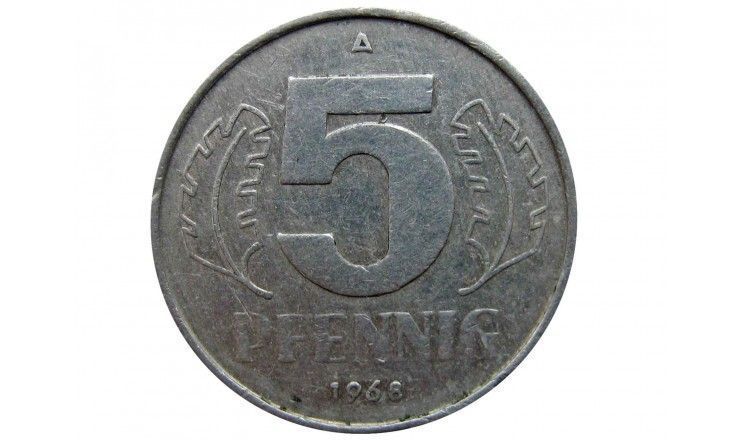 Германия 5 пфеннигов 1968 г. А