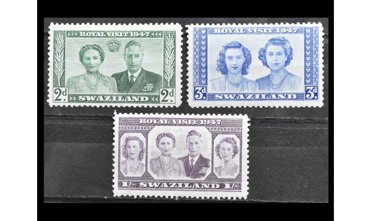 Свазиленд 1947 г. "Визит королевской семьи"