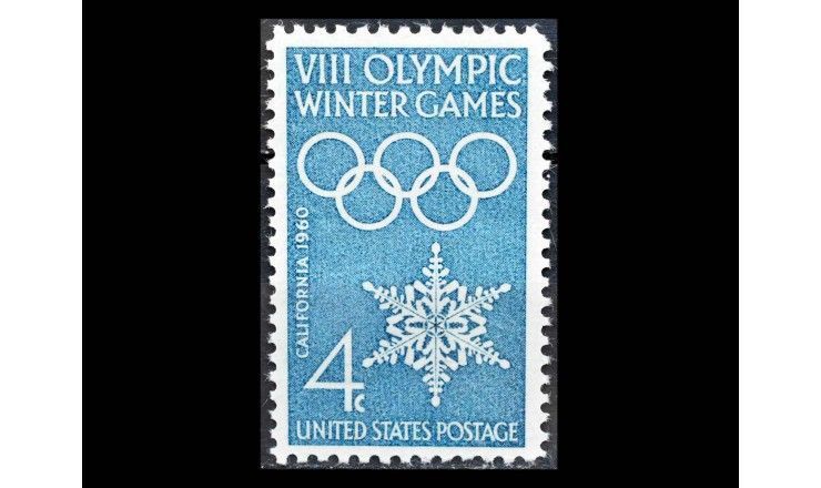 США 1960 г. "Зимние Олимпийские игры, Скво-Вэлли"