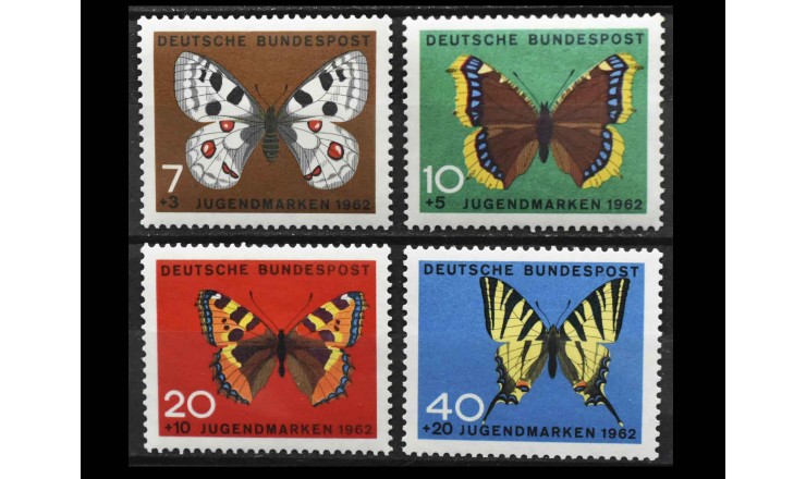 ФРГ 1962 г. "Бабочки"