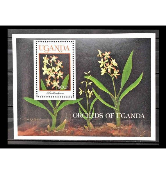 Уганда 1989 г. "Орхидеи"